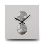 Acrylic Wall Clock Sand Hourglass