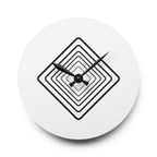 Acrylic Wall Clock Diamonds Repeat