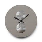 Acrylic Wall Clock Sand Hourglass