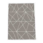 Velvet and Sherpa Fleece Luxury Throw - Trianglez