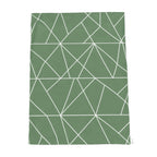 Velvet and Sherpa Fleece Luxury Throw - Trianglez