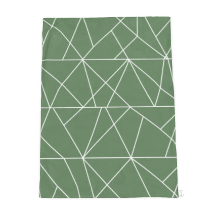 Velvet and Sherpa Fleece Luxury Throw - Trianglez