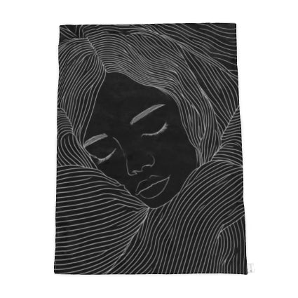 Velvet and Sherpa Fleece Luxury Throw - Velvet Sleep