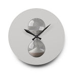Acrylic Wall Clock Sand Hourglass