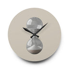 Acrylic Wall Clock Sand Hourglass