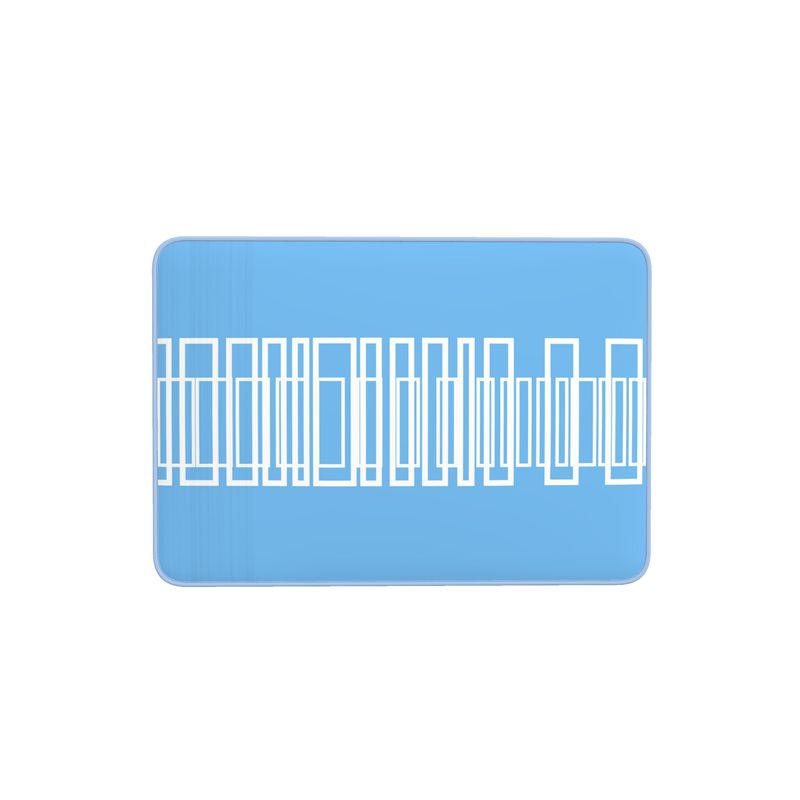 Bath Mat Block Lines