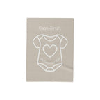 Personalised Soft Fleece Baby Blanket