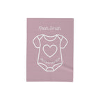 Personalised Soft Fleece Baby Blanket