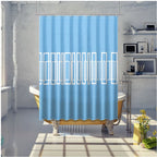 Shower Curtain Block Lines