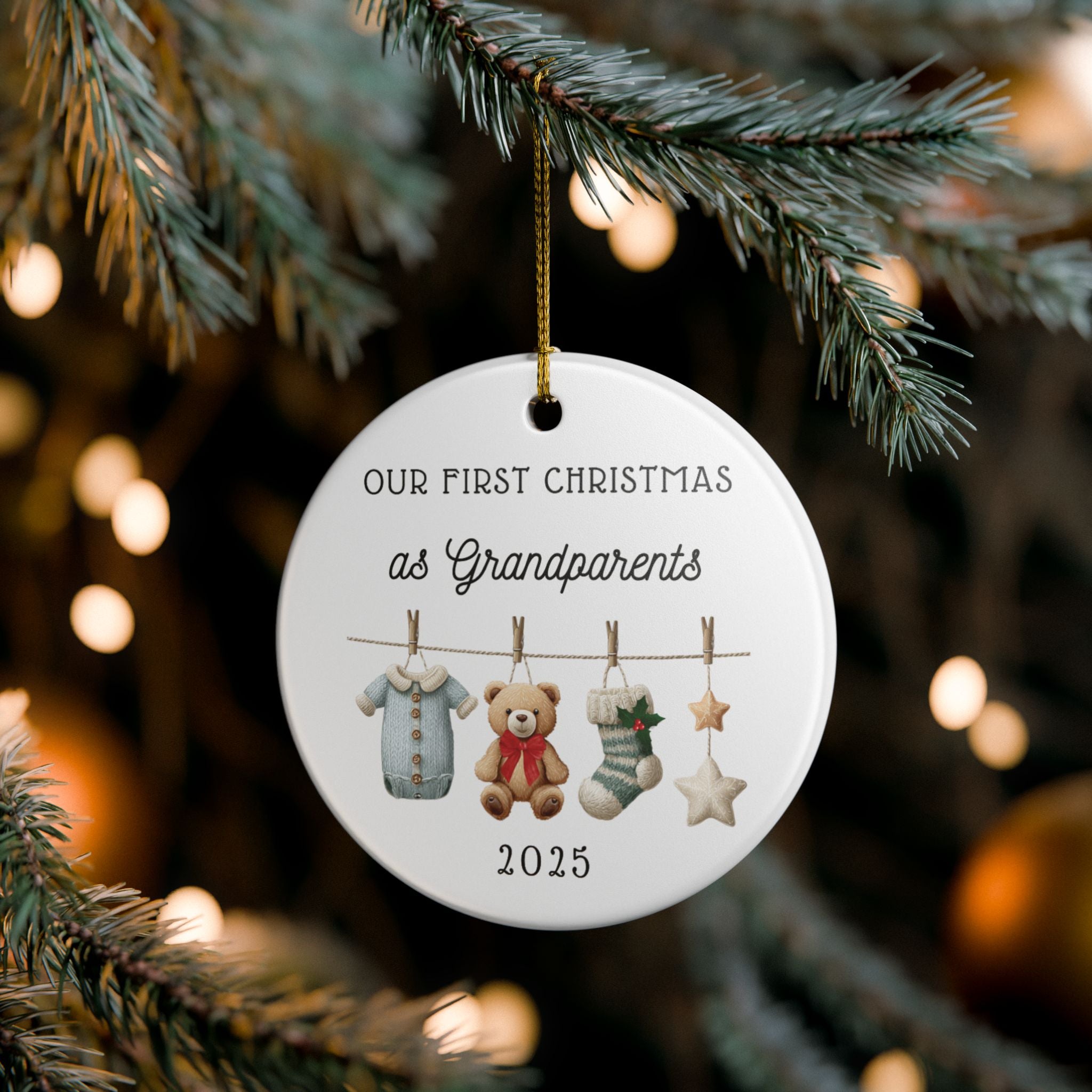Christmas Tree Decoration – Our First Christmas as Grandparents