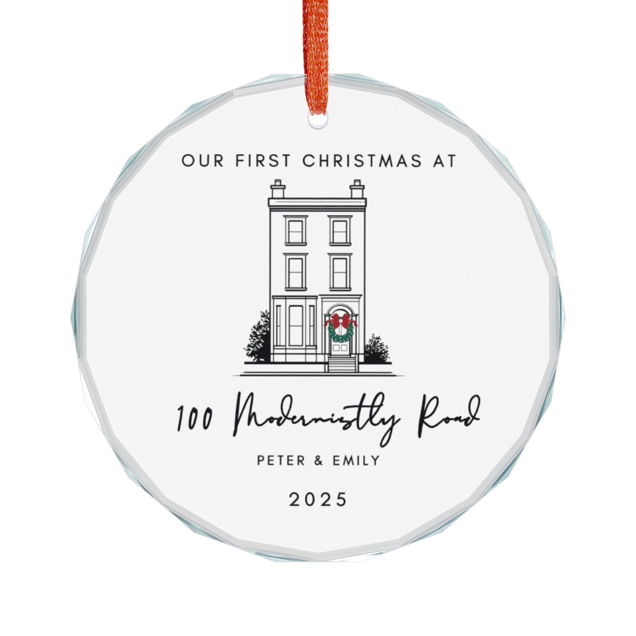 Personalised Christmas Tree Decoration – New Home