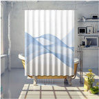 Shower Curtain Geometric Waves
