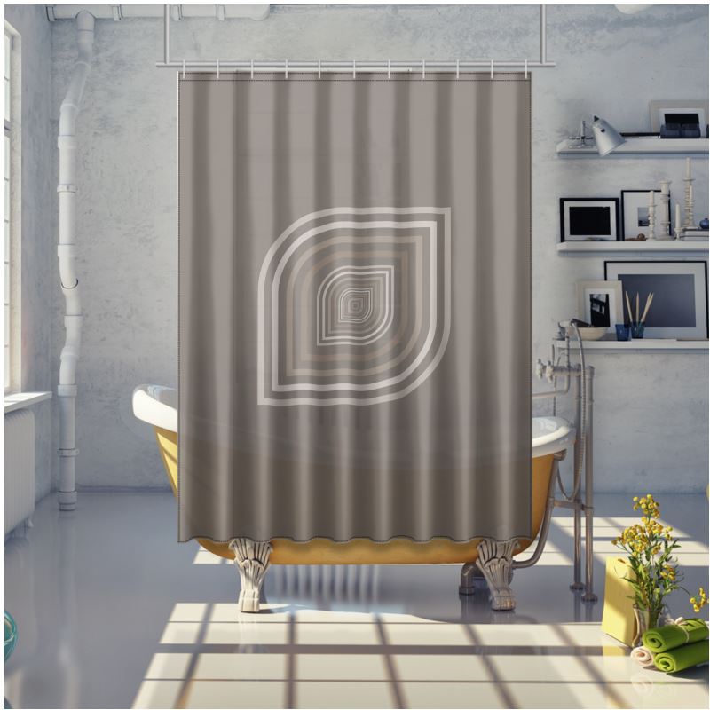 Shower Curtain Retro Repeat