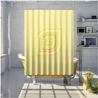 Shower Curtain Retro Repeat